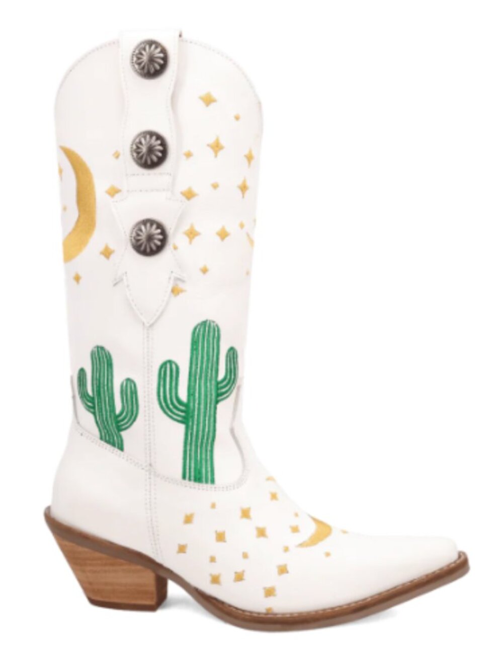 Dingo Pachita Celestial Western Boots NWT in White Size 8